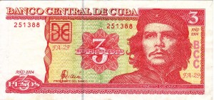 Cubans are paid most of their wages in Cuban pesos (CUP). One Cuban convertible peso is equal to 26.5 Cuban pesos.