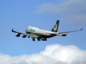 EVA Air Boeing 747-400.