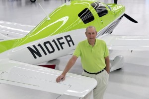 Field Morey and his 2013 Cessna Corvalis TTx "The Green Hornet" - the airplane to be used in the Capital Air Tour (PRNewsFoto/Capital Air Tour)