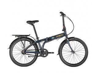 Visit YVR's social media pages for contest details to win this YVR-branded Origami folding bike from Mountain Equipment Co-op (MEC).