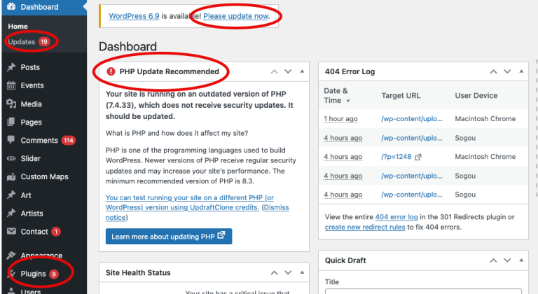 WordPress Updates: Why They Matter and How to Handle Them Safely
